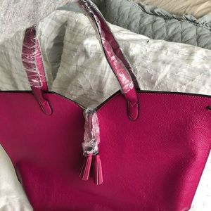 Hot pink brand new purse
